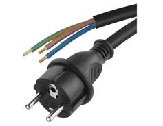 EMOS Flexo šňůra gumová 3× 1,5mm2, 5m, černá