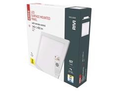 EMOS LED přisazené svítidlo RIVI, čtvercové 20W, stmív. se změnou CCT