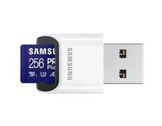 Samsung MicroSDXC 256GB PRO Plus+USB adp 