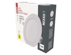 EMOS LED vestavné svítidlo NEXXO, kruhové, bílé, 12,5W, neutrální bílá