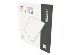 EMOS LED panel REXXO backlit 60×60, čtvercový vestavný bílý, 36W neutr. b. UGR