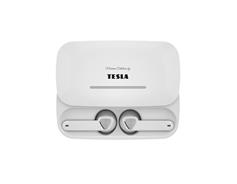 TESLA Sound EB20 Bezdrátová Bluetooth sluchátka- Luxury White