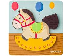 Woody 102191366 Puzzle Baby - koník hou. 