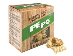 PE-PO podpalovač z dřevité vlny - 32 ks