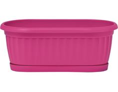 Truhlík Similcotto mini s miskou - tmavě růžový 22x11,5 cm