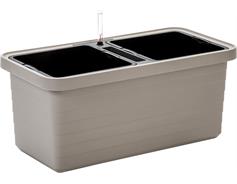 Truhlík samozavlažovací Berberis Duo - taupe 80 cm
