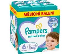 PAMPERS PLENKY AKTIVE BABY VEL. 6/128 KS 