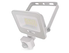 EMOS LED reflektor GLARO s pohybovým čidlem, 20 W, bílý, IP54, 2000 lm, neutrální bílá