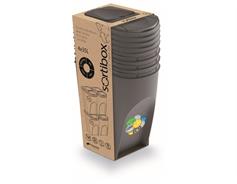 Prosperplast Odpadkový koš Prosperplast SORTIBOX 4 x 35 l šedý