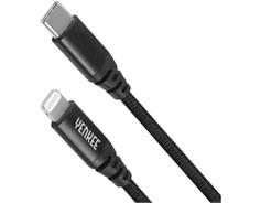 YENKEE YCU 631 BK USB C / lightning 1m