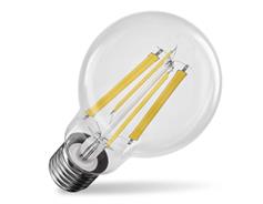 EMOS LED žárovka Filament A60 / E27 / 11 W (100 W) / 1 521 lm / teplá bílá / stmívatelná