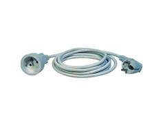 Prodlužovací kabel 5 m / 1 zásuvka / bílý / PVC / 1 mm2
