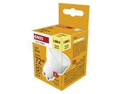 EMOS LED žárovka Basic MR16 bílá / GU10 / 10 W (72 W) / 1000 lm / teplá bílá