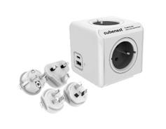 CUBENEST PowerCube Rewirable USB šedá 