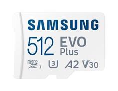 Samsung MicroSDXC 512GB EVO Plus +SD adp 