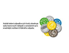 Prosperplast Odpadkový koš Prosperplast SORTIBOX 4 x 35 l popelavý