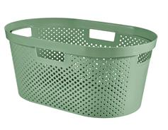 Curver Koš na prádlo Curver Infinity Dots 40L zelený