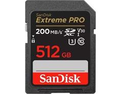 SANDISK SDXC karta 512GB Extreme PRO C30 