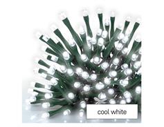 EMOS LED vánoční řetěz, 8 m, venkovní i vnitřní, studená bílá, programy, časovač