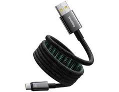 Baseus Magnet. kabel USB/USB-C 1m 100W černý