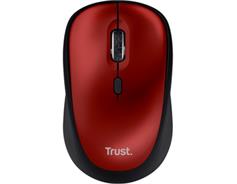 TRUST 24550 Yvi+ Wireless Mouse Eco Red 