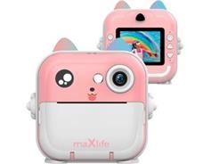 MAXLIFE Kamera s tiskárnou MXPC-100 růžová