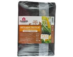 Neotex / netkaná textilie Rosteto - černobílý 50g šíře 5 x 3,2 m