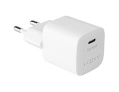 FIXED Mini adapter,USB-C, 30W, bílý 