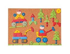 Woody 102191100 Deska s přib.tvary-auta 