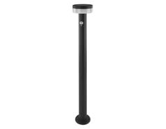 EMOS LED zahradní solární sloupkové svítidlo TERION, čidlo soumraku, 12,5 x 12,5 x 80 cm