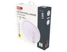 EMOS LED svítidlo LIVI 40 cm, 30 W, teplá-studená bílá, stmívatelné s ovladačem
