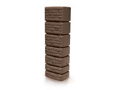 Prosperplast Sud Prosperplast TOWER BRICK 350 l hnědý