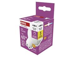 EMOS LED žárovka Classic MR16 / GU10 / 7 W (60 W) / 800 lm / neutrální bílá / stmívatelná