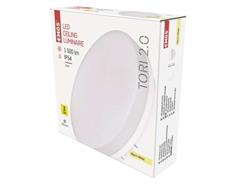 EMOS LED přisazené svítidlo TORI, kruhové bílé 15W teplá b., IP54
