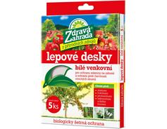 Zdravá zahrada - Lepové desky bílé (5 ks) venkovní