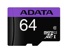 ADATA MicroSDXC karta 64GB Premier 80MB 