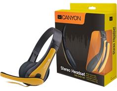 Canyon headset HSC-1, černo žlutý