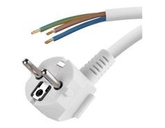 EMOS Flexo šňůra PVC 3× 0,75mm2, 2m, bílá