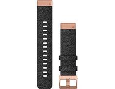 Garmin QuickFit 20mm nylon černá/rosegold