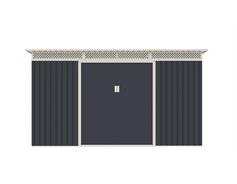 G21 Zahradní domek G21 GRAH 700 - 340 x 206 cm, antracitový