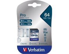 VERBATIM PRO 47022 SDXC 64 GB cl10