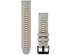 Garmin Quickfit 22 mm band Gray/Orange Silicone
