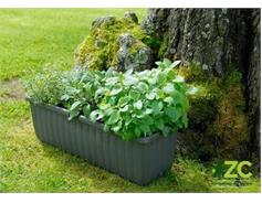 Truhlík samozavlažovací Siesta LUX - antracit 80 cm