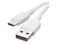 EMOS Nabíjecí a datový kabel USB-A 2.0 / USB-C 2.0, 1,5 m, bílý
