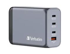 VERBATIM GaN adap.3xUSB-C 140W/100W/65W/USB-A 3.0