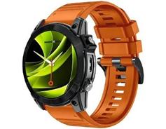 MOBILE ORIGIN Easy Strap Silicone Watch 22mm Orange MO