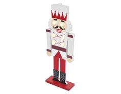 EMOS LED dřevěný louskáček, 29 cm, 1× CR2032, vnitřní, teplá bílá