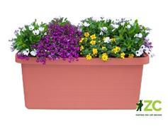 Truhlík samozavlažovací Berberis Duo - terakota 80 cm