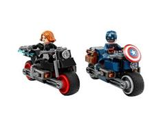 LEGO Black Widow a Captain America na motorká
