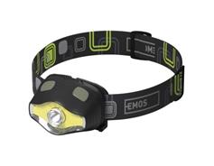 EMOS COB LED + LED čelovka P3536, 220 lm, 100 m, 3× AAA